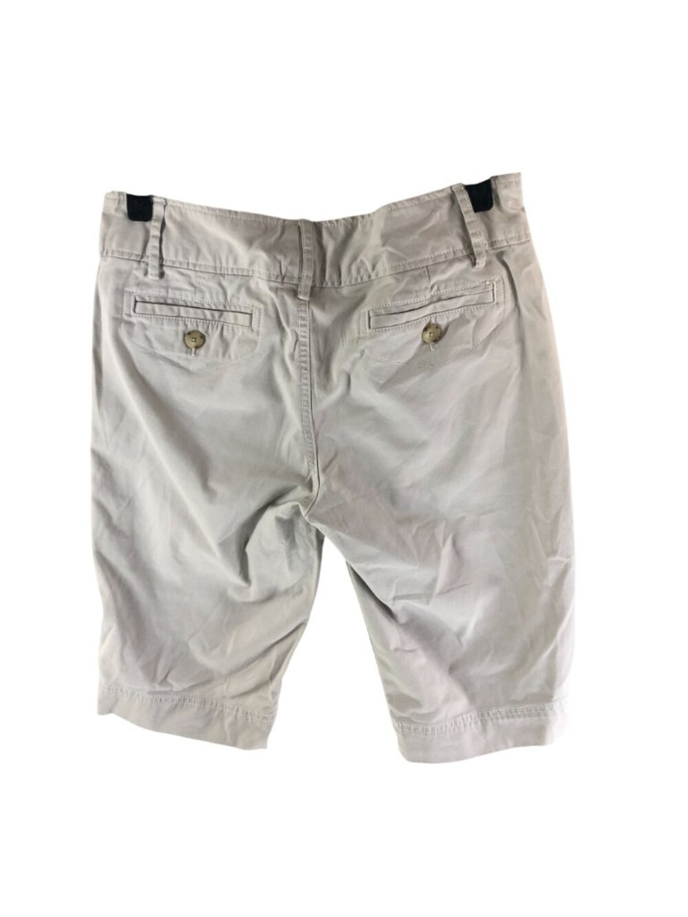 Eddie Bauer Womens Vashon Fit Khaki Bermuda Shorts Size 8 Cotton/Spandex - Picture 2 of 4